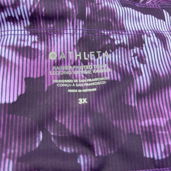 Athleta rainier printed tights size 3x - Picture 4 of 6